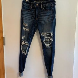 Ripped High Rise Jegging